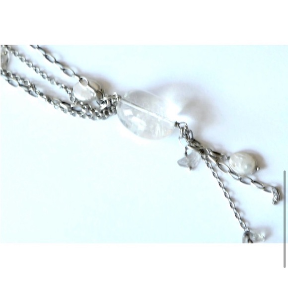 Silpada Vintage RARE Sterling Silver
Crystal Pearl Long Tassel Necklace - Picture 7 of 10